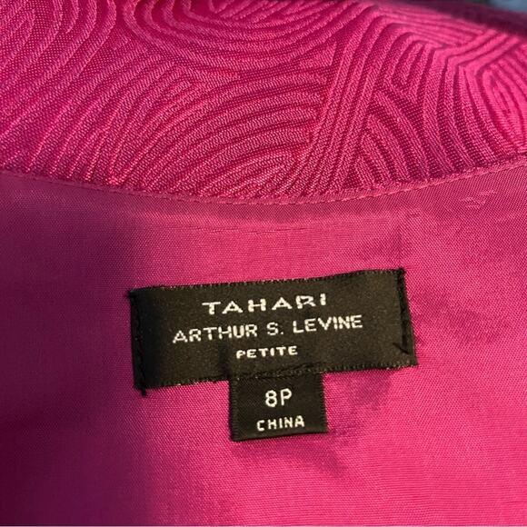 Tahari by Arthur S. Levine Jeweled Strap Cocktail Dress 8P - Picture 4 of 4